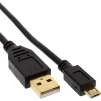 InLine - Câble USB - Micro-USB de type B (M) pour USB (M) - USB 2.0 - 30 cm - noir