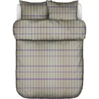 Marc O'Polo Dekbedovertrek Thori Forest Green Flanel-200 x 200 / 220 cm | 2-Persoons