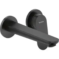 Duravit Wave - Inbouw wastafelkraan, 2-gats installatie, mat zwart WA1070004046