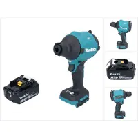 Makita DAS 180 T1 Akku Gebläse 18 V Brushless + 1x Akku 5,0 Ah - ohne Ladegerät
