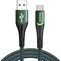 Mcdodo USB to USB-C Magnificence CA-7961 LED cable, 1m (green)
