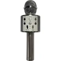 Benson Draadloze karaoke microfoon - 4 uur gebruik - stemvervormers - zilver - 3W output