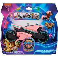 Spin Master PAW Patrol PAW VHC FeatureLibertyVhclPPTMM INTL GML, Motorfiets, PAW Patrol, Geschikt voor 3 jaar en ouder, Kunststof, Zwart, Roze