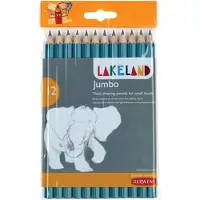 Derwent Lakeland Jumbo Grafietpotloden - Pak Van 12 Stuks - Voor Kinderen