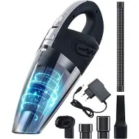 Zedar Kruimeldief - Kruimeldief snoerloos - Handstofzuiger met 4 opzetstukken - Met 2 HEPA filters - S300