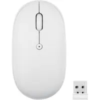 Perixx Perimice 610W - Draadloze muis 2.4ghz - Stille muis - 4 verwisselbare topcovers in lichtblauw, lichtroze, wit en lila