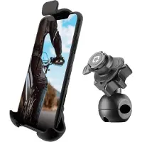 Lampa Optiline Telefoonhouder Motor Scooter Spiegel- en Dwarsstangbevestiging