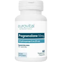 EuroVital Pregnenolone 50 mg (60 Capsules) - voedingssupplement, hormoon - pregnenolon - pregnenolon