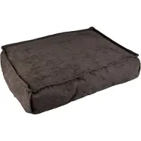 Topmast Hondenkussen - Velours Soft Serie - Antraciet - Maat XL - 116 x 84 x 21 cm - Hondenkussens - Hondenmand