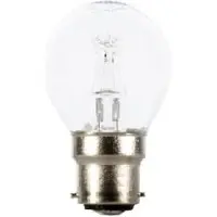 Schiefer Ba22d Halogeen Kogellamp | 28W 375lm 2800K 230V/240V | Dimbaar