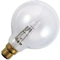 Schiefer Ba22d Halogeen Globelamp | 42W 630lm 2800K 230V/240V | Dimbaar