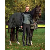QHP Deken Collection Fleece Donkergroen - 135/185