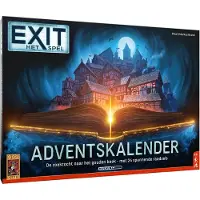 999 Games - Exit: Adventskalender - De zoektocht naar het gouden boek - Escape Room Spel - Adventskalender - 24 dagen, 24 uitdagingen - Gezelschapsspel