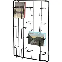 Puhlmann - frame, kaarten, CARD FRAME COMPACT, 7 mm staal, 7 vakken, zwart