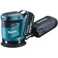 Makita DBO180RTJ 18V Li-Ion Accu Excentrische Schuurmachine Set (2x 5.0Ah Accu) In Mbox - 125mm