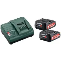 Metabo 12V 2,0 Ah accu (2x) + oplader