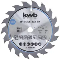 Kwb 582357 Hardmetaal-cirkelzaagblad 140 x 12.75 mm 1 stuk(s)