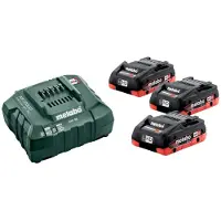 Metabo Ultra M 18 V 4,0 Ah accu (3x) + oplader