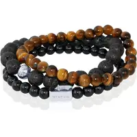 Memphis TRIO Kralenarmbanden set "Tommy"-19cm