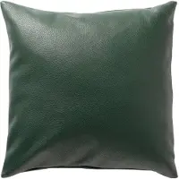 Dutch decor - JARED - Kussenhoes 45x45 cm - leerlook – effen kleur - Garden Topiary - groen