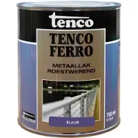 Tenco Metaallak Ferro - Zijdeglans - Blauw - 750ml