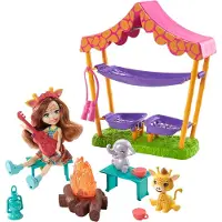 Enchantimals Savanna slaapfeestje speelset