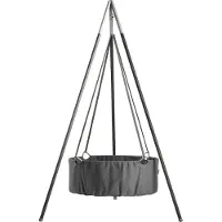 Leander Classic Vugge m. Madras - 83x50x30 cm - Grijs - - OneSize - Wiegen