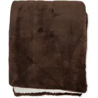 Coppens Wicotex espoo bruin met sherpa150x200cm