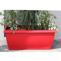 Riviera Bloempot Riviera Rood Plastic Rechthoekig 80 x 40 cm 80 x 40 x 32 cm