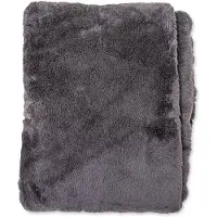 Wicotex Wicotex-Plaid-deken-fleece plaid Fluffy zwart 150x200cm-Zacht en warme Fleece deken.