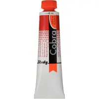 Taidepiste Study Water Mixable Oil Colour Tube Pyrrole Red Deep 345