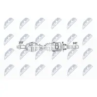NTY NPW-FT-017 Aandrijfas