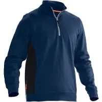 Jobman zipneck sweater 5401 S / Groen
