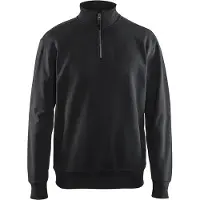 Blakläder Sweatshirt met halve rits 33691158 | Grijs | Maat M - 7330509466377