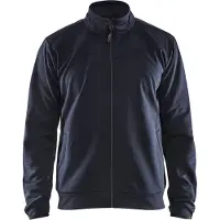 Blakläder Service Sweatshirt met rits 33622526 | Wit/Donkergrijs | Maat XS - 7330509644355