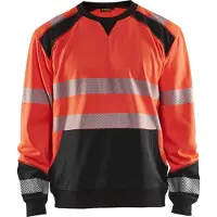 Blakläder Sweatshirt High-Vis 35412528 | High-Vis Rood/Zwart | Maat XXL - 7330509621226