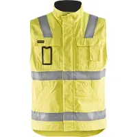 Blakläder 8505-1804 Werkvest. Ongevoerd High Vis High Vis Geel/Marineblauw maat XXL heren