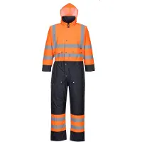 Portwest S485 Overall Tweekleuren Hi-vis Gevoerd Reflecterend Waterdicht | Maat: XXL