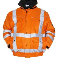 Hydrowear Aberdeen Hoge Zichtbaarheids Werkjas Oranje | Maat: L