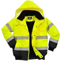 Portwest Hi-vis Contrast Bomber Werkjas | Maat: XL