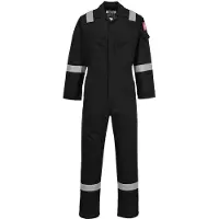 Portwest Vlamvertragende en antistatische overall, 350 gram, kleur: grijs, maat: L -