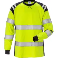Fristads Flamestat Hi Vis T-shirt Met Lange Mouw Dames Klasse 3 7097 Tflh | Maat: S