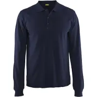 Blakläder Poloshirt lange mouw 33881050 | Zwart | Maat XS - 7330509482254