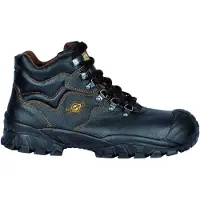 Cofra Veiligheidsschoenen S3, merk , model Reno, enkelschoenen, glad leer, maat 43