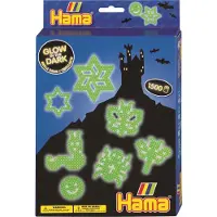 Hama - Glow In The Dark Strijkkralen (1500 stuks)