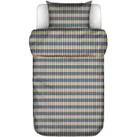 Marc O'Polo Dekbedovertrek Hillan Forest Green Flanel-140 x 200 / 220 cm | 1-Persoons