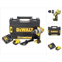 DeWalt Boormachine + slagboor, DCD 996 P1 Accu klopboormachine 18V 95Nm Borstelloos + 1x Accu 5,0Ah + Lader + TSTAK (Oplaadbare batterij)