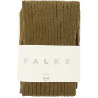 Falke Ribgebreide maillot in wolblend