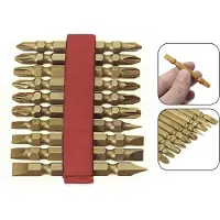 PD Bitset - dubbelzijdig - bitset professional - Goud - 10 Delig - 20 bitjes
