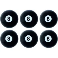 Malik 8-Ball Hockeyballen Set 6 Stuks, Veldhockeybal